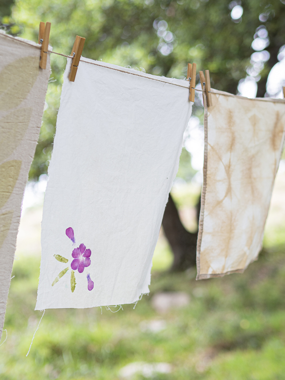 DIY Estampación botánica en tela